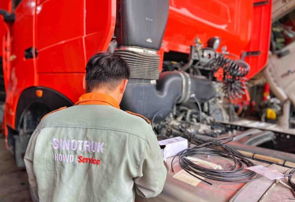 Kiểm tra bảo dưỡng xe tải Howo