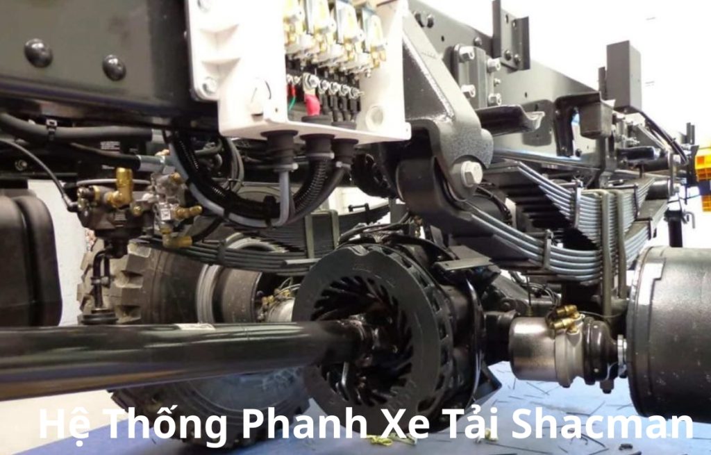 Hệ thống phanh xe tải Shacman