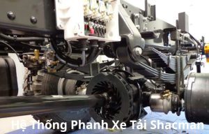 Hệ thống phanh xe tải Shacman