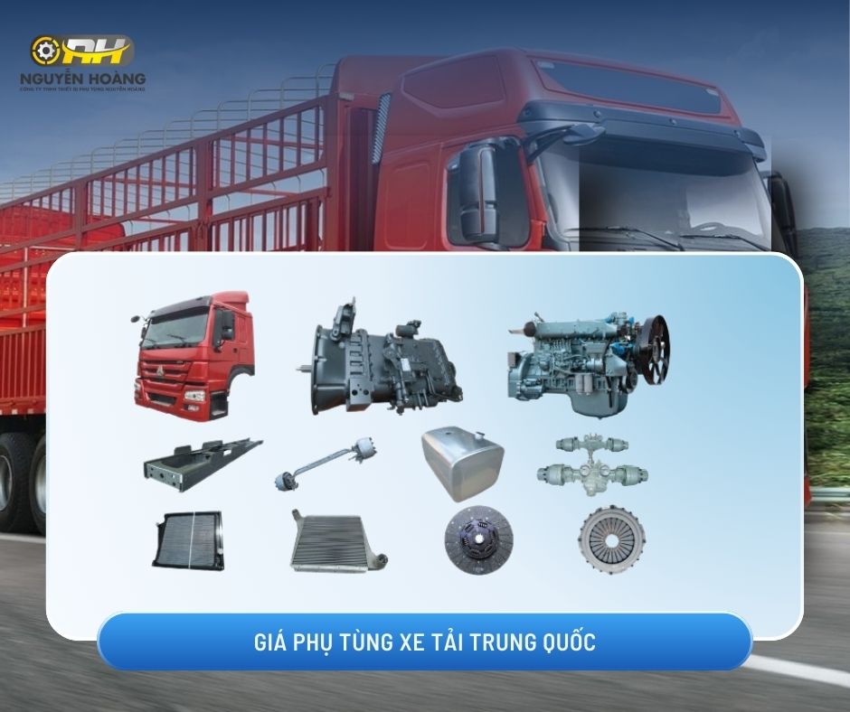 Giá phụ tùng xe tải Trung Quốc