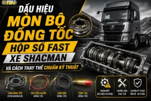 Dấu Hiệu Mòn Bộ Đồng Tốc Hộp Số Fast Xe Shacman Và Cách Thay Thế Chuẩn Kỹ Thuật
